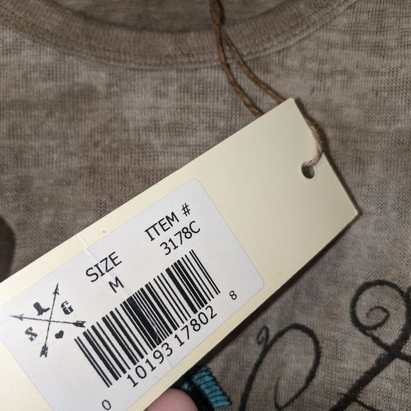 Southern Grace Buffalo Roam Free top with Fringe Size Medium - Picture 5 of 9